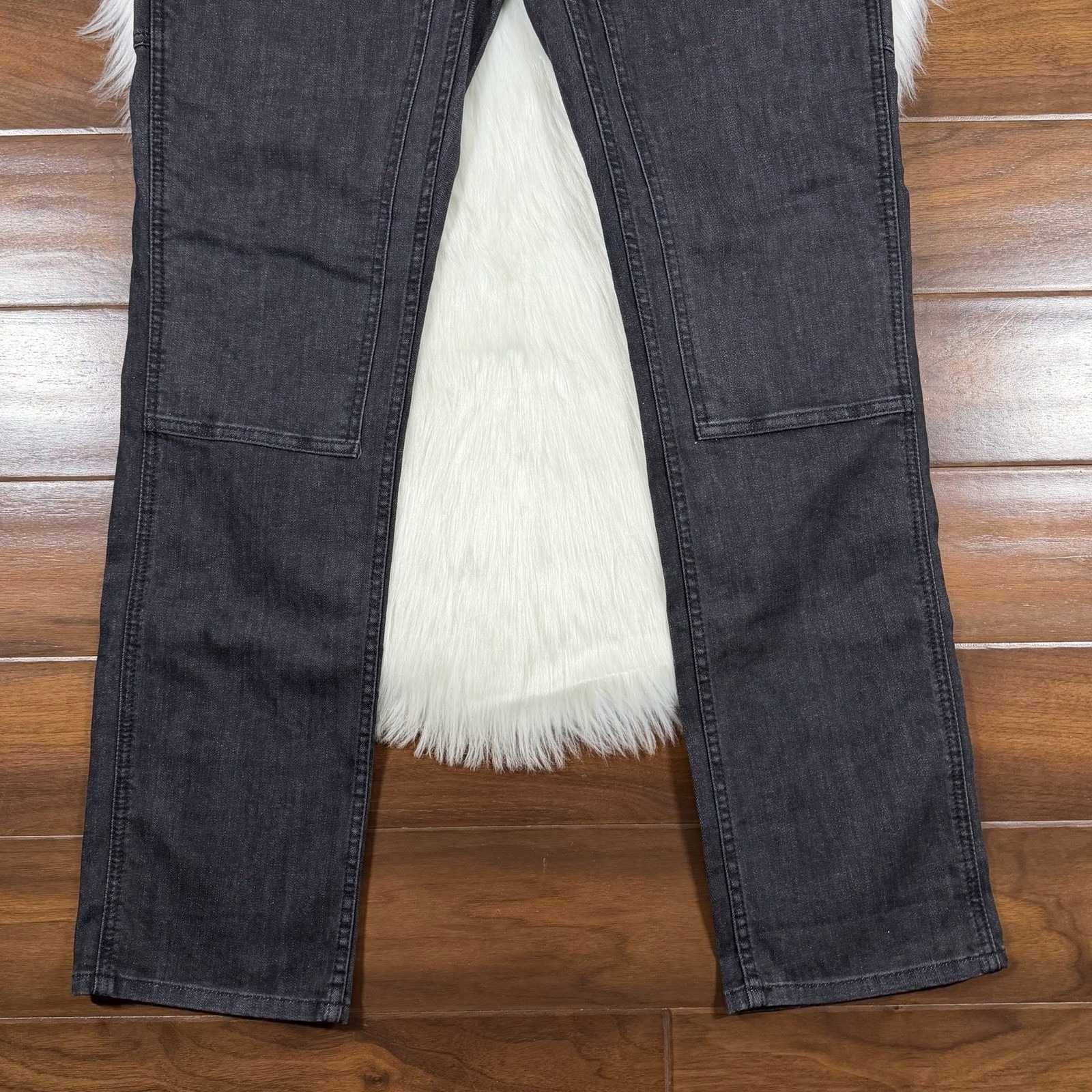 Dovetail Workwear Women's Size 16 X 34 Black Maven Slim Cargo Ultity Denim Jeans — image 3 of 8